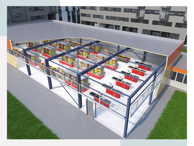 Строительство магазинов в Тольятти от 621 руб. за м²