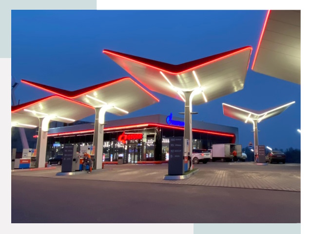 Навесы для АЗС в Тольятти