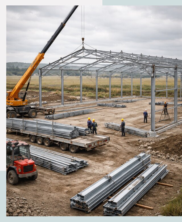 Строительство ангаров для сельхозтехники в Тольятти под ключ