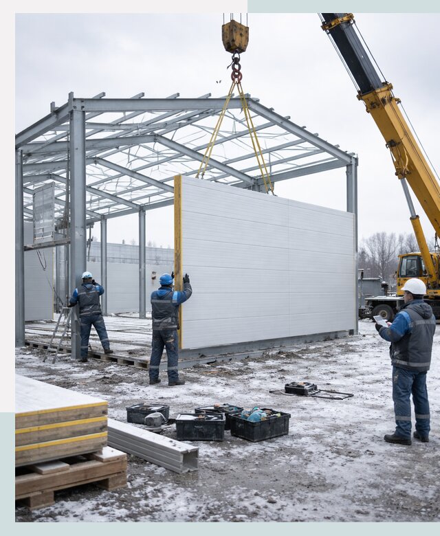 Строительство холодильных складов под ключ в Тольятти