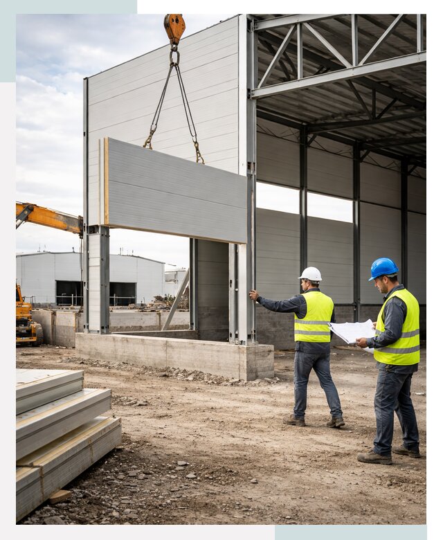 Склад из сэндвич панелей под ключ в Тольятти от 9825 р. | СтальСтрой-Тля