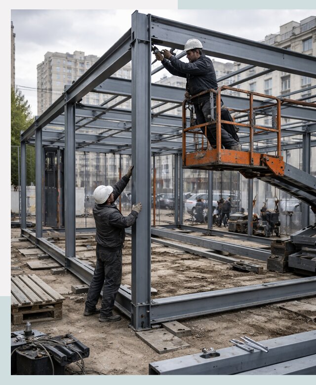 Строительство и монтаж торговых павильонов под ключ в Тольятти